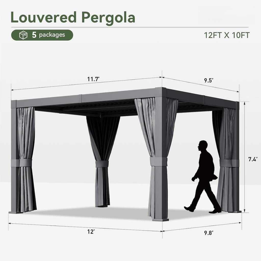 Aluminum Adjustable Roof Pergola