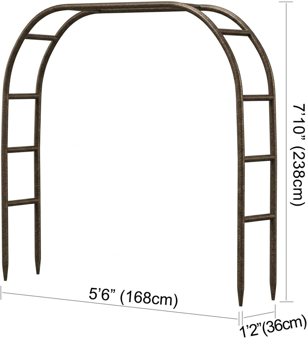 Bronze Metal Garden Plant Climbing Arbor