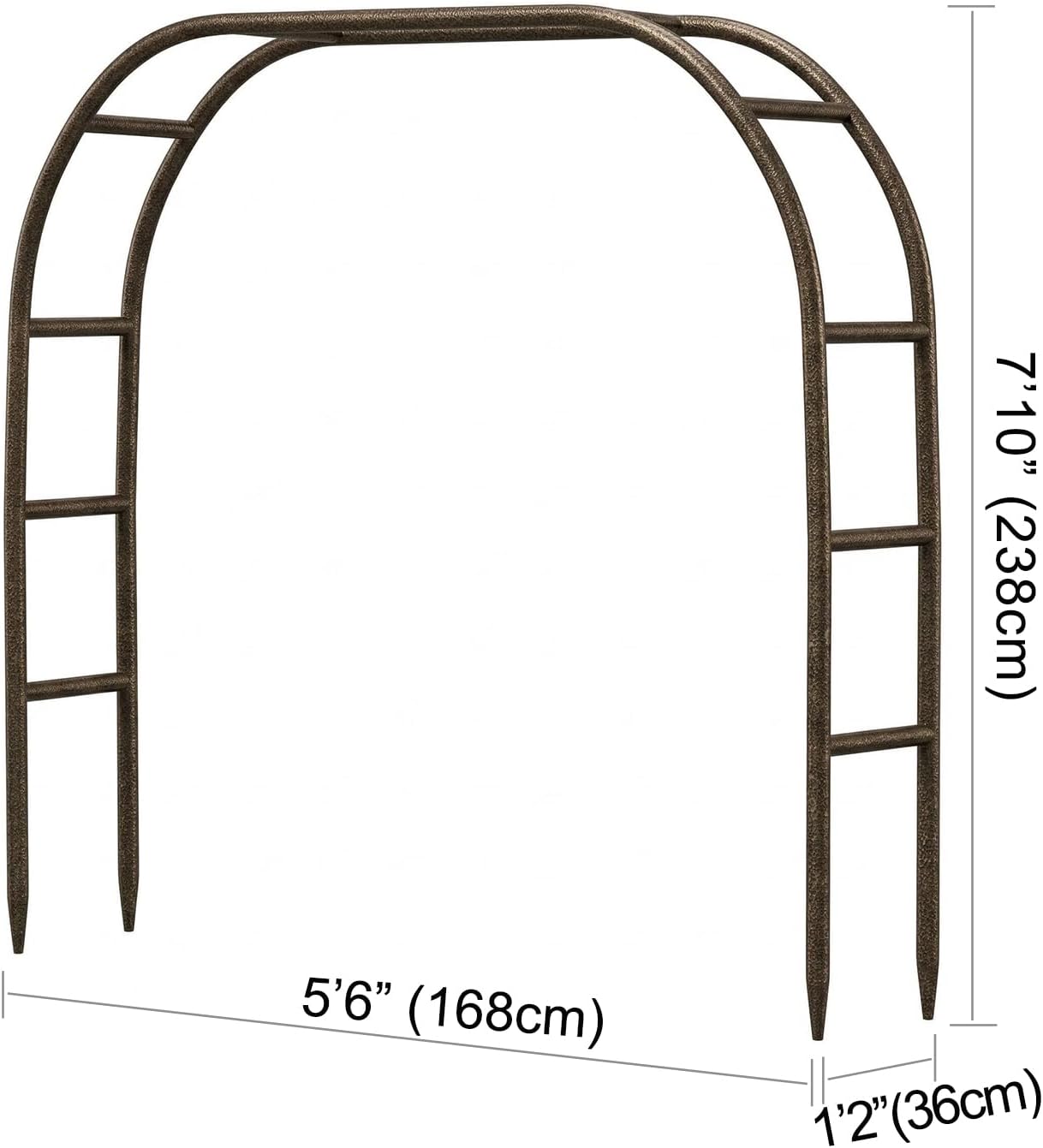 Bronze Metal Garden Plant Climbing Arbor