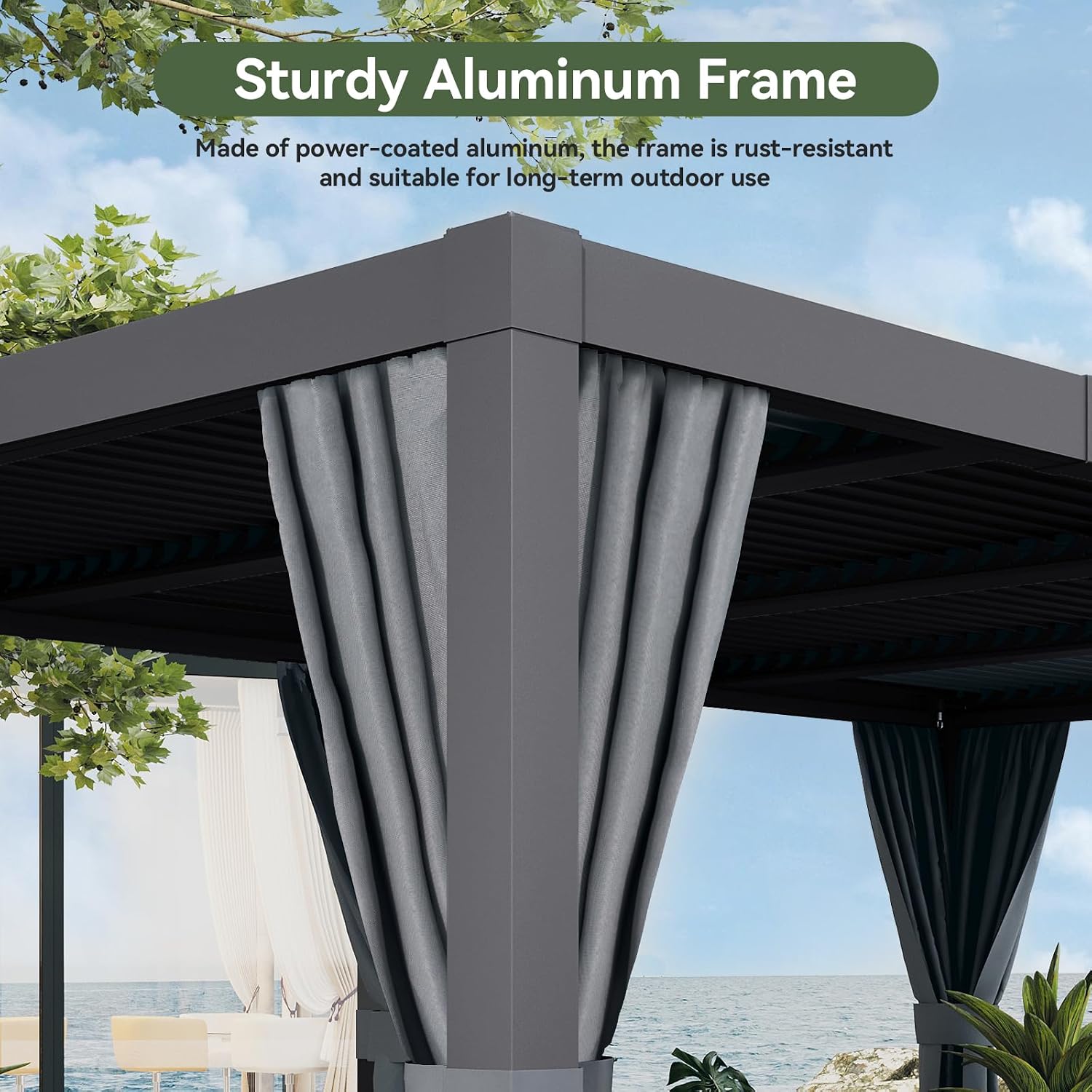 Aluminum Adjustable Roof Pergola
