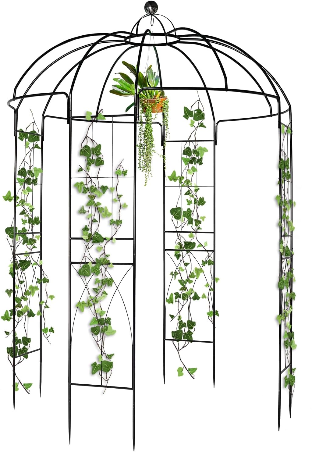 Birdcage Metal Garden Arbor Trellis
