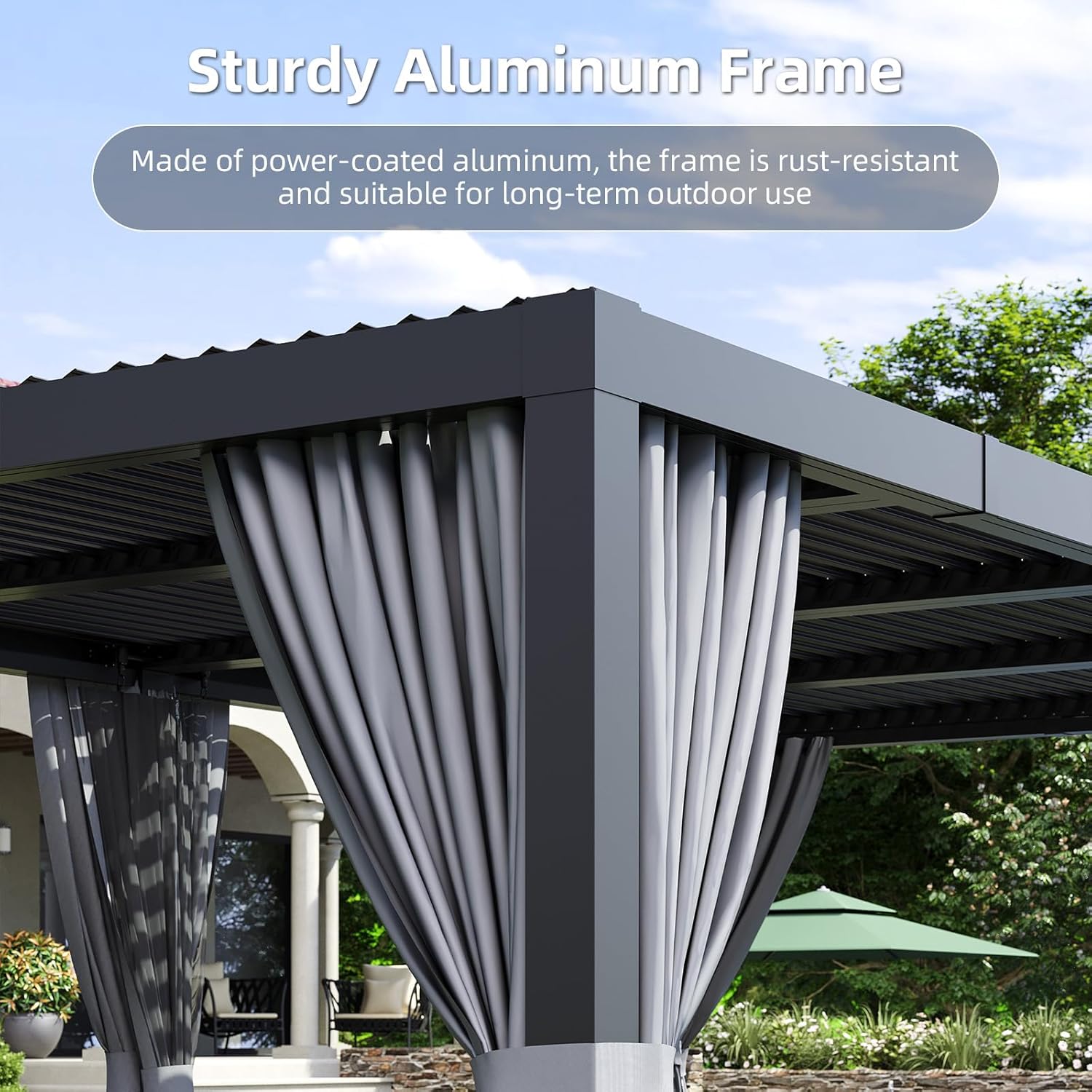 Aluminum Adjustable Roof Pergola