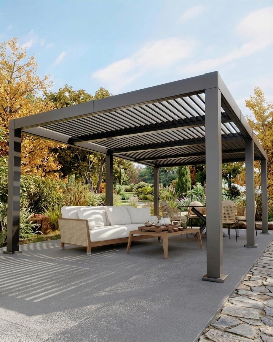Aluminum Louvered Roof Pergola