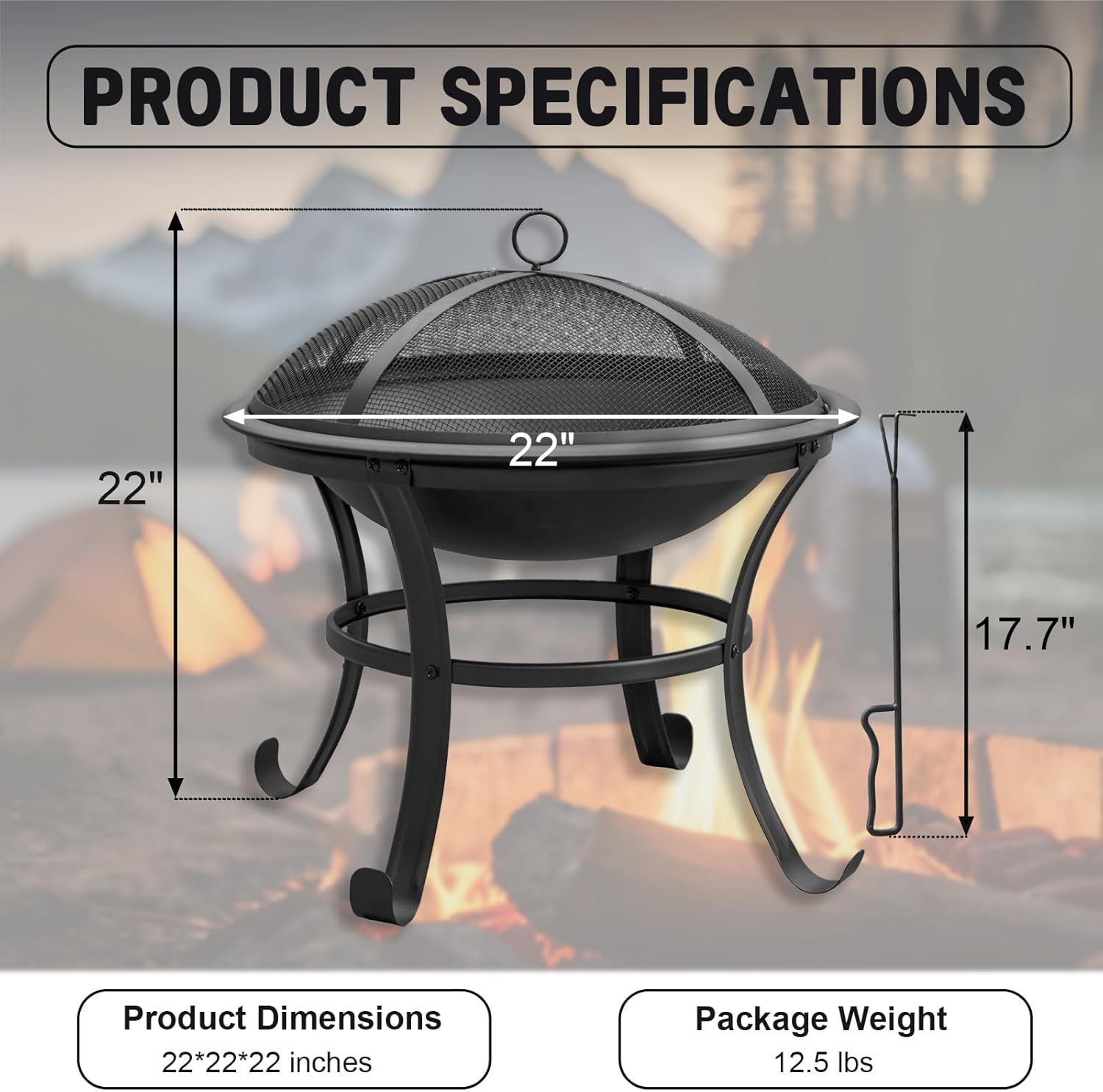 Small Outdoor Wood Fire Pit
