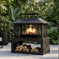 Outdoor Wood Burning Fire Pit