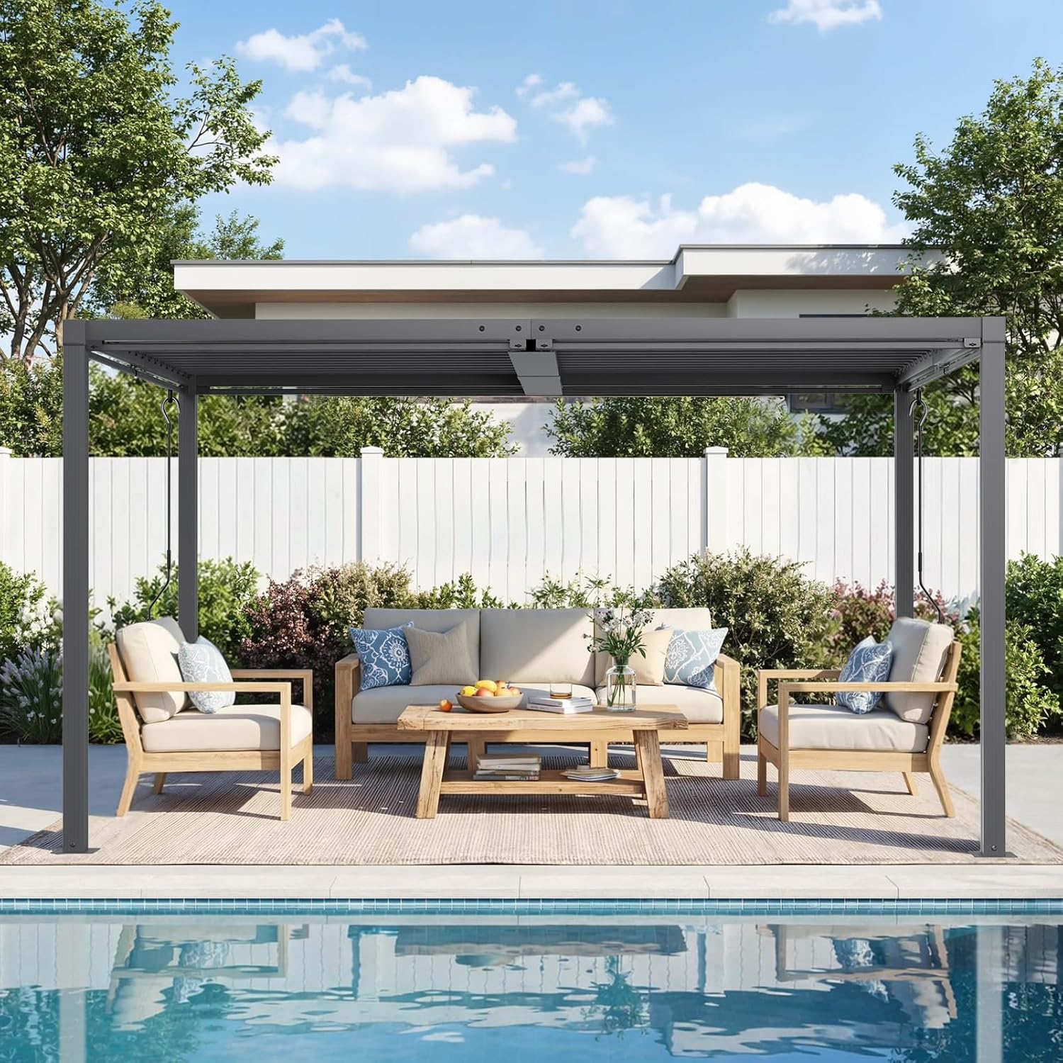 Aluminum Louvered Roof Pergola