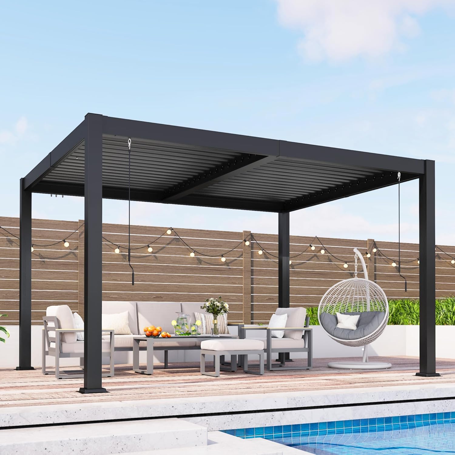 Aluminum Louvered Roof Pergola