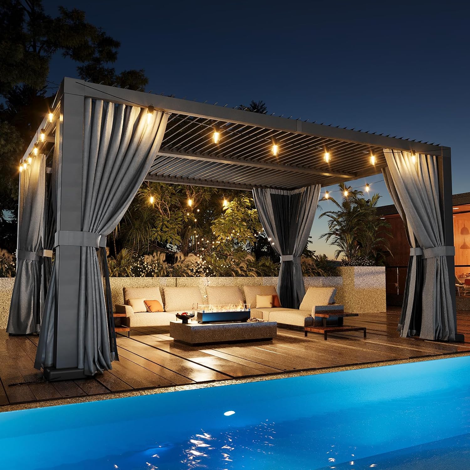 Aluminum Louvered Roof Pergola