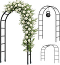 Black Metal Garden Climbing Plant Arch