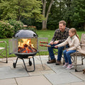 Rolling Outdoor Fire Pit Bowl