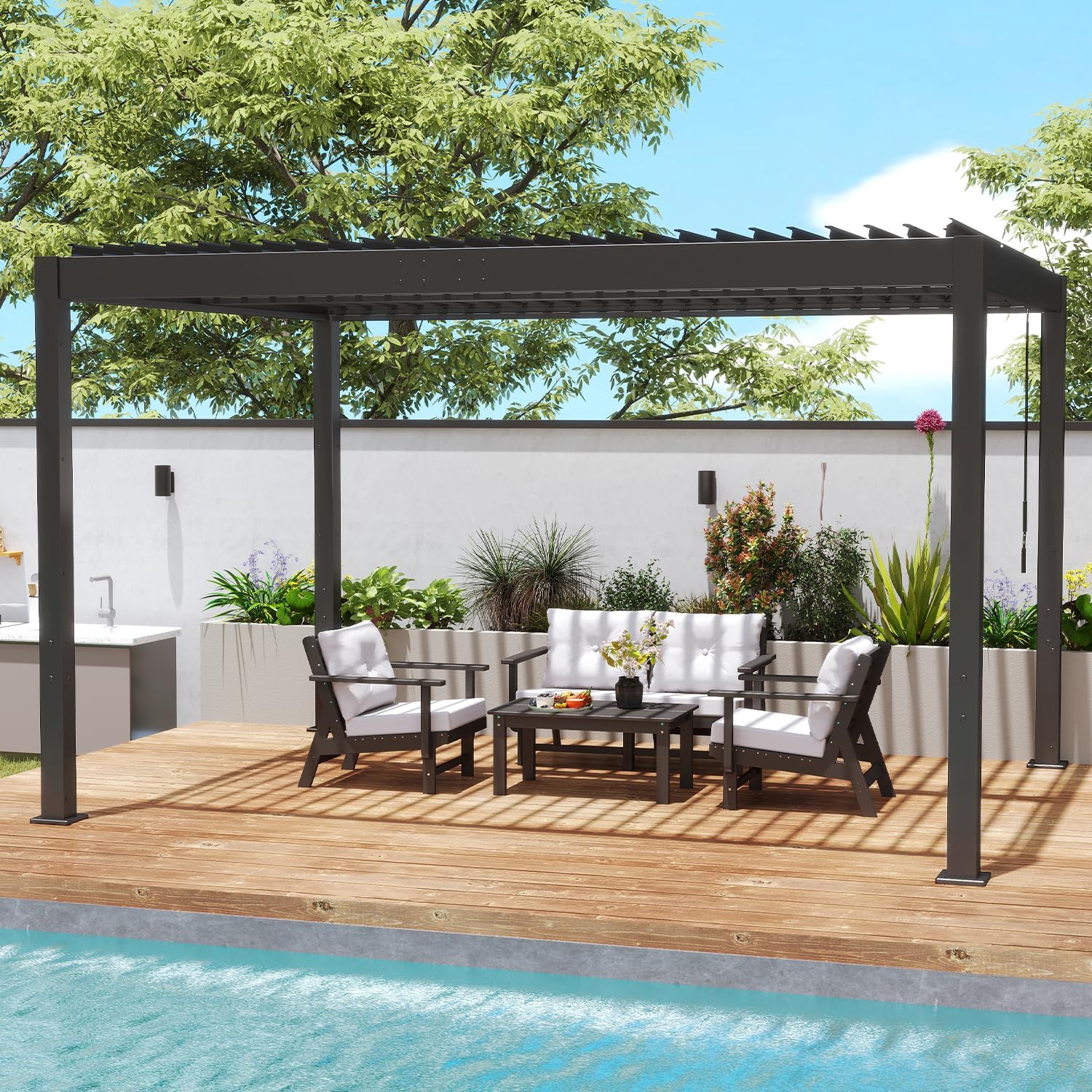 Aluminum Adjustable Roof Pergola