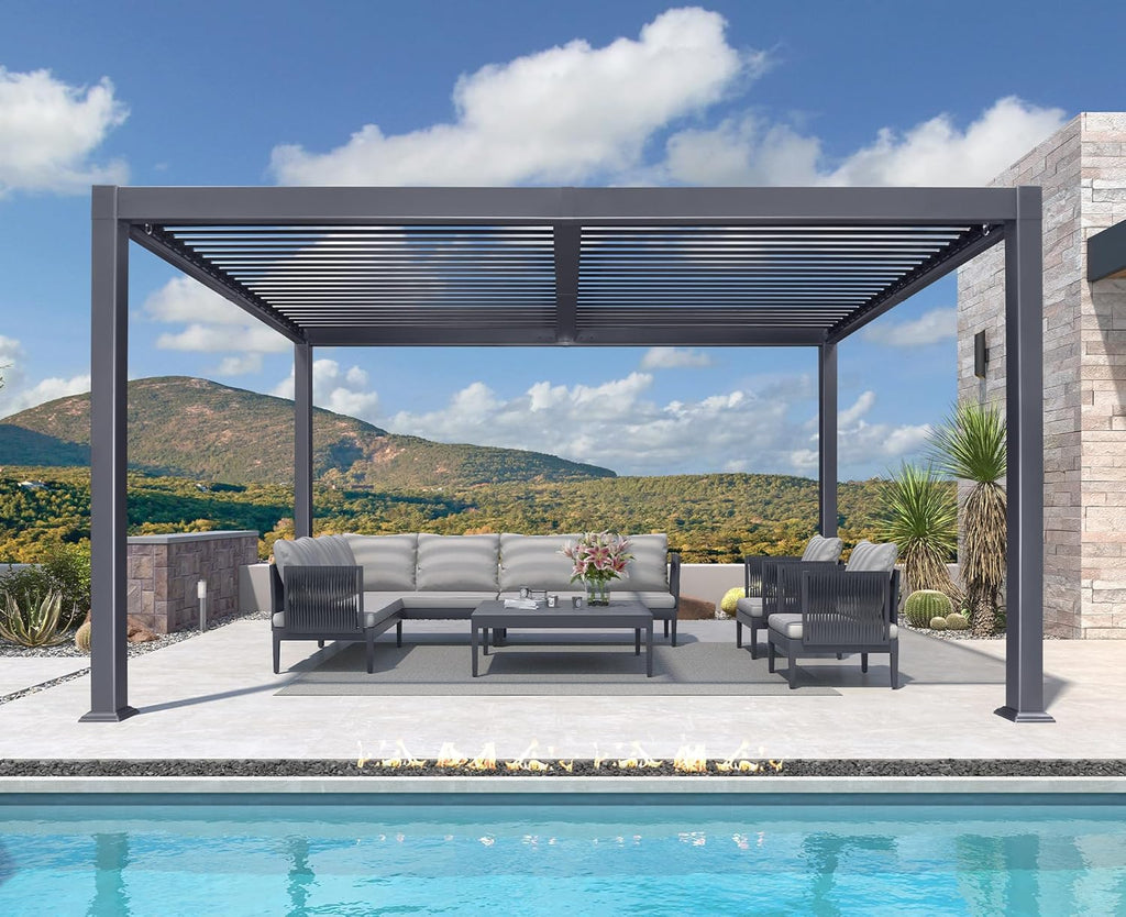 Aluminum Louvered Roof Pergola