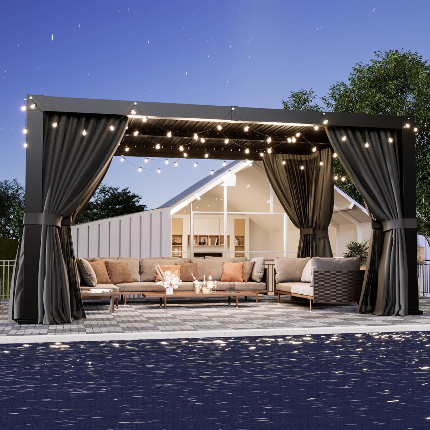 Aluminum Adjustable Roof Pergola