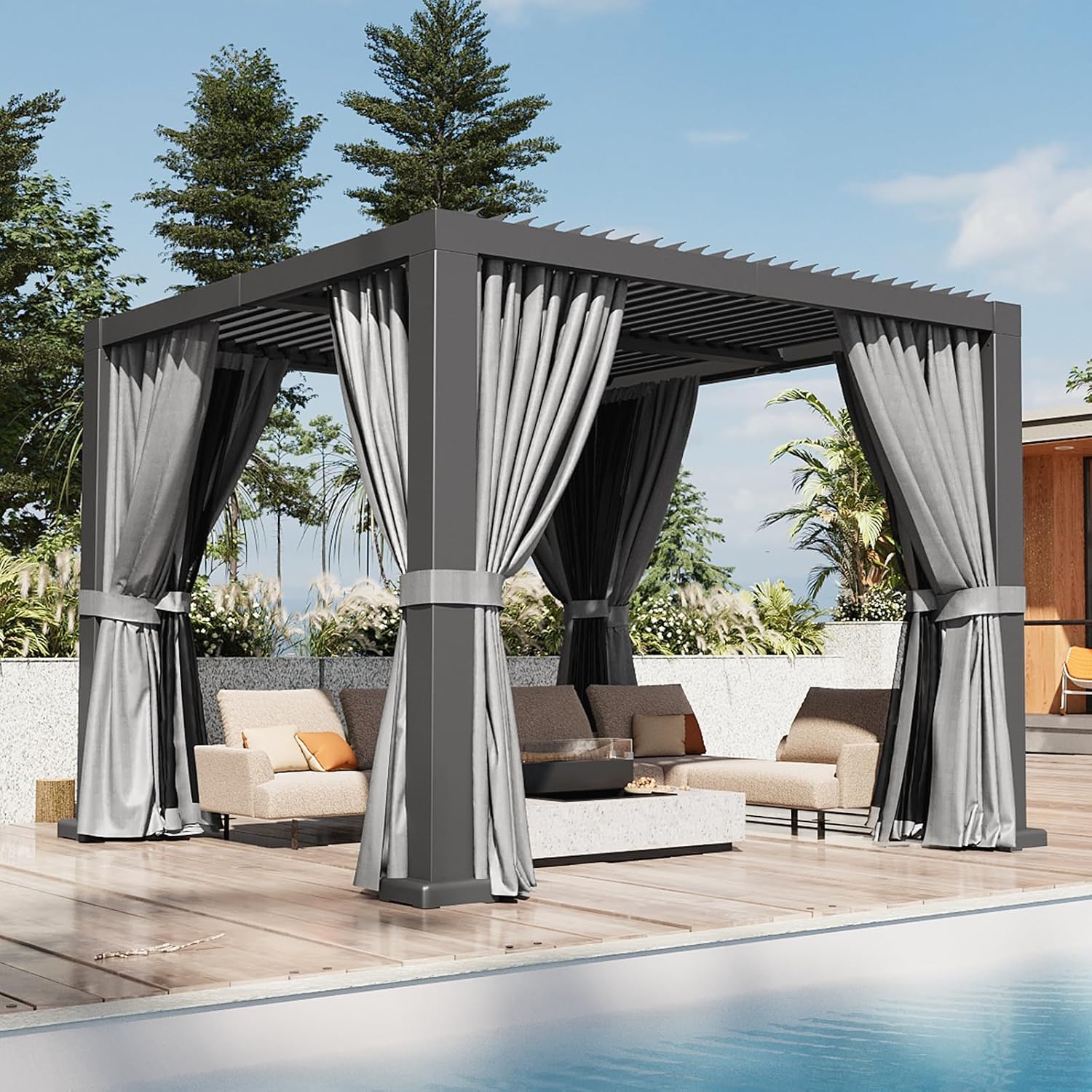 Aluminum Louvered Roof Pergola