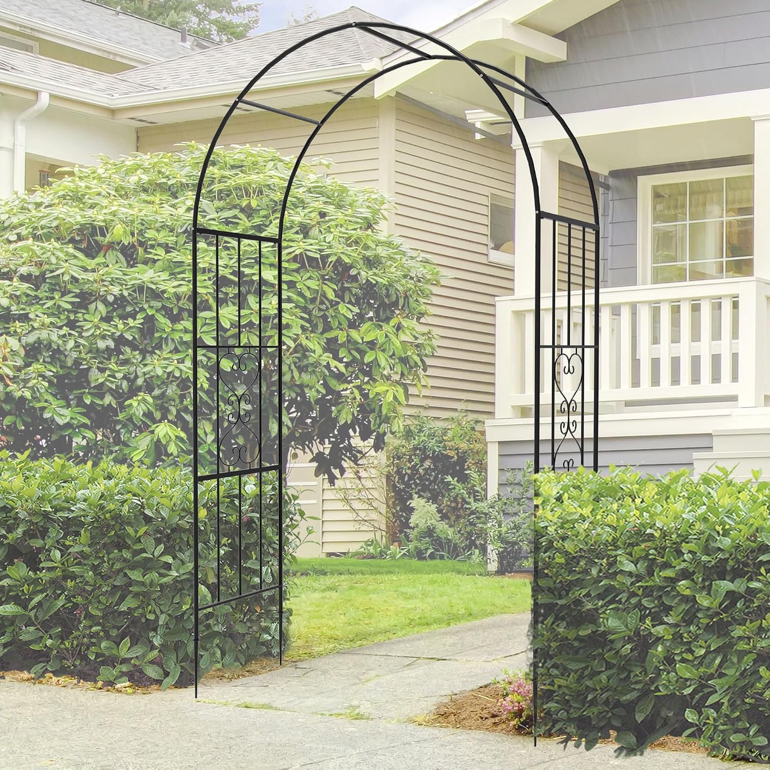 Metal Garden Arbor for Climbing Plants