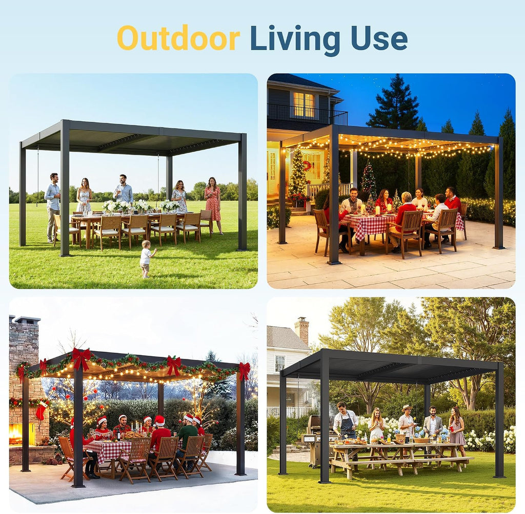 Aluminum Louvered Roof Pergola