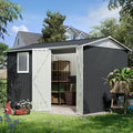 Metal Garden Storage Shed with Window